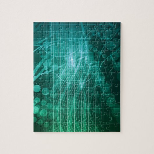 Medizinische Wissenschaft DNS Puzzle (Vertikal)