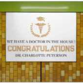 Medizinischer Abschluss der einzigartigen Ärztesch Banner