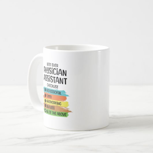 Medizinischer Abschluss Kaffeetasse (Vorderseite Links)