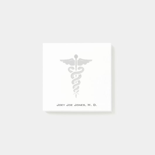 Medizinischer Arzt - Symbol Post It Post-it Klebezettel (Vorderseite)