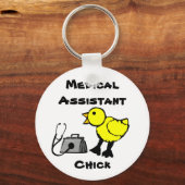 Medizinischer Assistant Chick Schlüsselanhänger (Vorderseite)