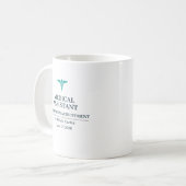 Medizinischer Assistent Benutzerdefinierter Name S Kaffeetasse (Vorderseite Links)