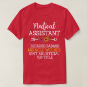 Medizinischer Assistent Beruflich Er T-Shirt (Design vorne)