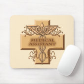 Medizinischer Assistent Caduceus Mousepad (Mit Mouse)