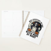 Medizinischer Assistent Halloween Hexe Vintage Gra Planer (Anzeige)
