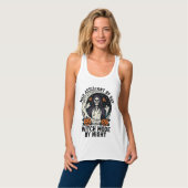 Medizinischer Assistent Halloween Hexe Vintage Gra Tank Top (Vorderseite Vollansicht)