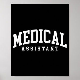 Medizinischer Assistent ma cma Pflege Arzt Assiste Poster