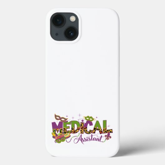 Medizinischer Assistent - Mardi Gras Case-Mate iPhone Hülle (Rückseite)