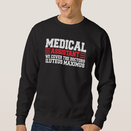 Medizinischer Assistent Offizier Klinischer Fachma Sweatshirt (Vorderseite)