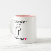 Medizinischer Assistent Personalisiertes Geschenk Zweifarbige Tasse (Vorderseite Links)