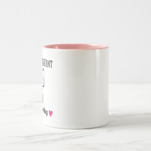 Medizinischer Assistent Personalisiertes Geschenk Zweifarbige Tasse (Mittel)