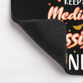 Medizinischer Assistent Pumpkin Gewürz Latte Herbs Mousepad (Ecke)