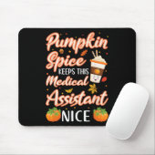 Medizinischer Assistent Pumpkin Gewürz Latte Herbs Mousepad (Mit Mouse)
