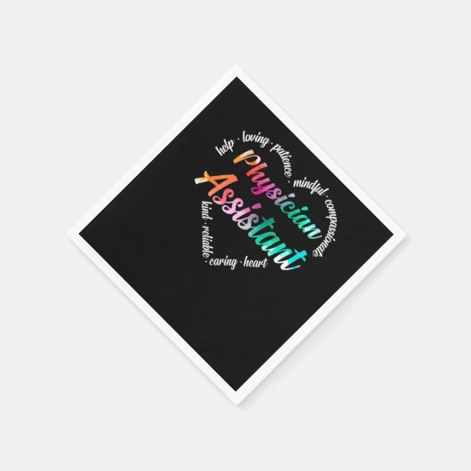 Medizinischer Assistent Serviette (Ecke)