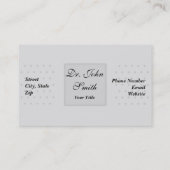 Medizinischer Band-Hilfegips-Flecken - Visitenkarte (Rückseite)