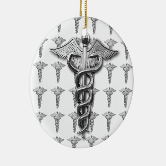 Medizinischer Beruf-Symbol Keramikornament (Rechts)