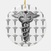Medizinischer Beruf-Symbol Keramikornament (Hinten)