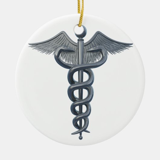 Medizinischer Beruf-Symbol Keramikornament (Vorne)