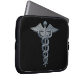 Medizinischer Beruf-Symbol Laptopschutzhülle (Vorne Rechts)