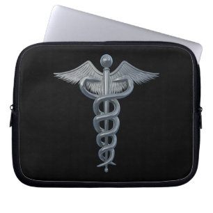 Medizinischer Beruf-Symbol Laptopschutzhülle