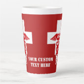 Medizinischer Beruflicher benutzerdefinierter Text Milchtasse (Vorderseite)