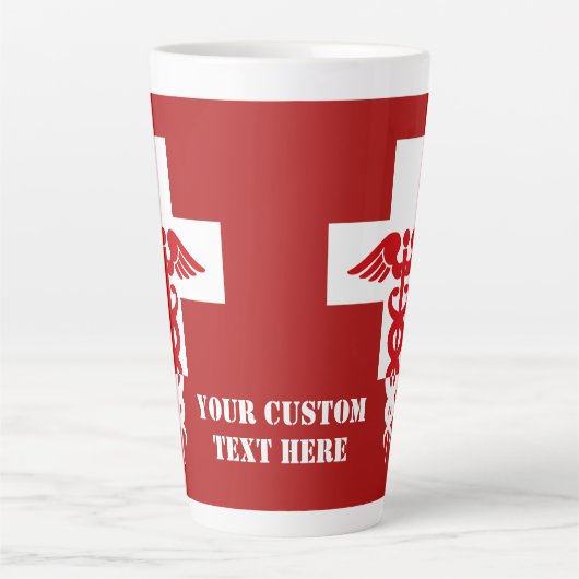 Medizinischer Beruflicher benutzerdefinierter Text Milchtasse (Vorderseite)