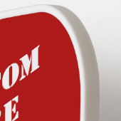 Medizinischer Beruflicher benutzerdefinierter Text Pickleball Schläger (Linke Seite)