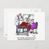 Medizinischer Cartoon 9378 Postkarte (Vorne/Hinten)