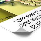 Medizinischer Cartoon 9517 Poster (Ecke)