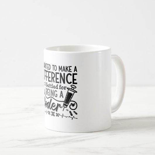Medizinischer Code als ICD-Programmierer Kaffeetasse (VorderseiteRechts)