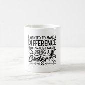 Medizinischer Code als ICD-Programmierer Kaffeetasse (Mittel)