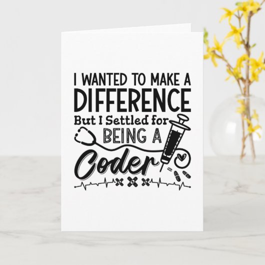 Medizinischer Code als ICD-Programmierer Karte (Gelbe Blume)