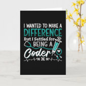 Medizinischer Code als ICD-Programmierer Karte (Gelbe Blume)