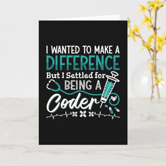 Medizinischer Code als ICD-Programmierer Karte (Gelbe Blume)