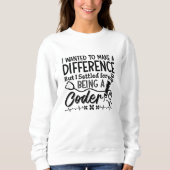 Medizinischer Code als ICD-Programmierer Sweatshirt (Vorderseite)