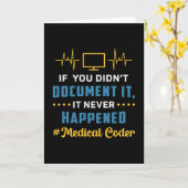 Medizinischer Code, wenn Sie den Code nicht dokume Karte (Gelbe Blume)