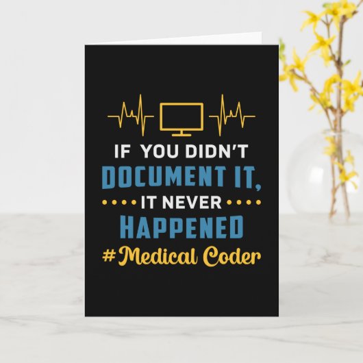 Medizinischer Code, wenn Sie den Code nicht dokume Karte (Gelbe Blume)