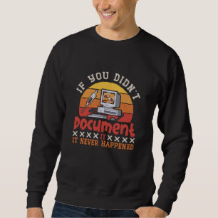Medizinischer Code, wenn Sie kein ICD-Coding dokum Sweatshirt