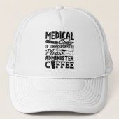 Medizinischer Coder Coffee Assistant ICD Coding Ge Truckerkappe (Vorderseite)