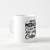 Medizinischer Coder einfach Coffee Programmer Codi Kaffeetasse (Vorderseite Links)