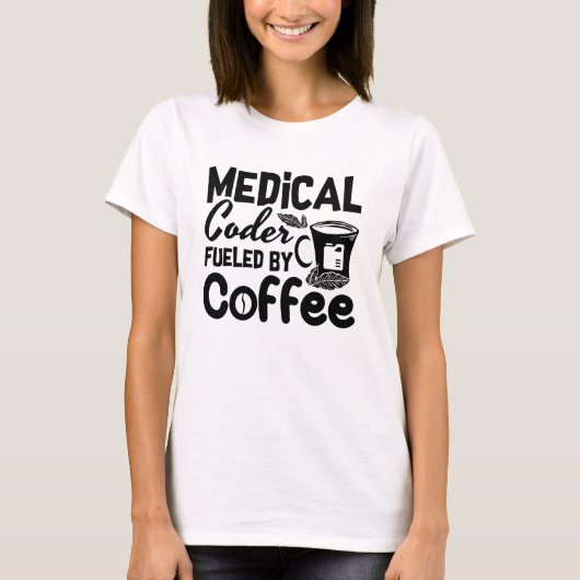 Medizinischer Coder, gespeist durch Codierung des T-Shirt (Vorderseite)
