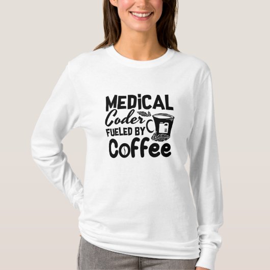 Medizinischer Coder, gespeist durch Codierung des T-Shirt (Vorderseite)