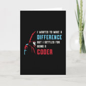 Medizinischer Coder ist ein ICD-Coder-Geschenk Karte (Vorderseite)