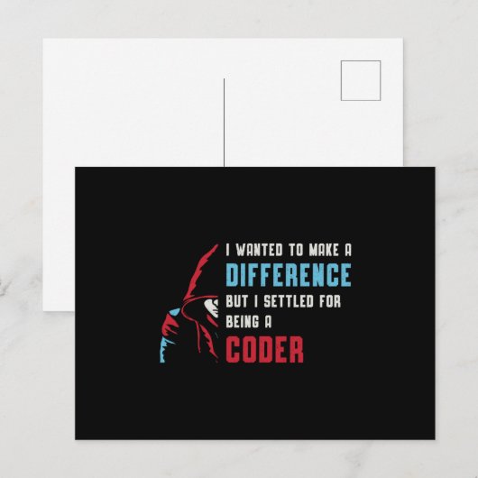 Medizinischer Coder ist ein ICD-Coder-Geschenk Postkarte (Vorne/Hinten)
