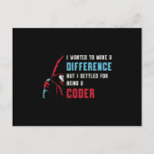 Medizinischer Coder ist ein ICD-Coder-Geschenk Postkarte (Vorderseite)