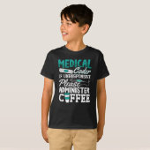 Medizinischer Coder-Kaffeekocher für ICD-Coding T-Shirt (Vorne ganz)