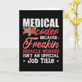 Medizinischer Coder wegen Freakin Assistant ICD Co Karte (Gelbe Blume)