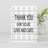 MEDIZINISCHER DANK, DEN SIE KARTEN (Stehend Vorderseite)