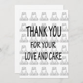 MEDIZINISCHER DANK, DEN SIE KARTEN (Vorne/Hinten)