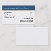 Medizinischer Gebührenzählungs-und Visitenkarte (Vorne/Hinten)